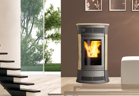 Pelletofen EdilKamin Cameo 15 kW mit Fernbedienung
