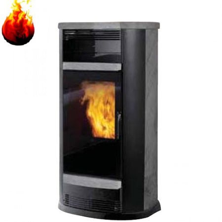 Pelletofen EdilKamin Fantasy 13 kW mit Fernbedienung