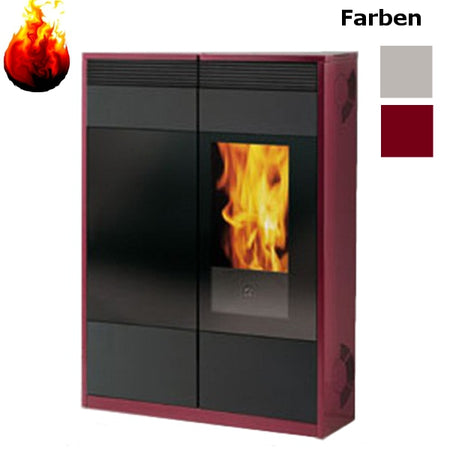 Pelletofen EdilKamin Kelly 9 kW mit Fernbedienung Slim-Line