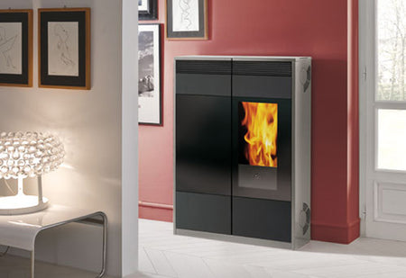 Pelletofen EdilKamin Kelly 9 kW mit Fernbedienung Slim-Line