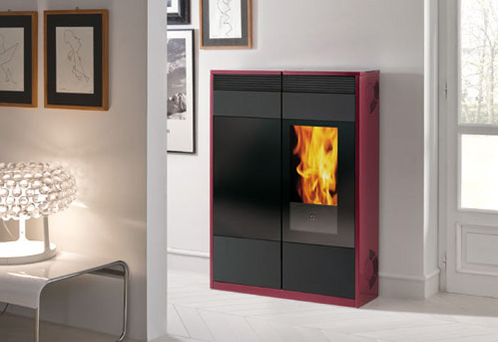 Pelletofen EdilKamin Kelly 9 kW mit Fernbedienung Slim-Line