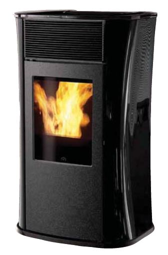 Pelletofen EdilKamin Mya Glas 7 kW mit Fernbedienung
