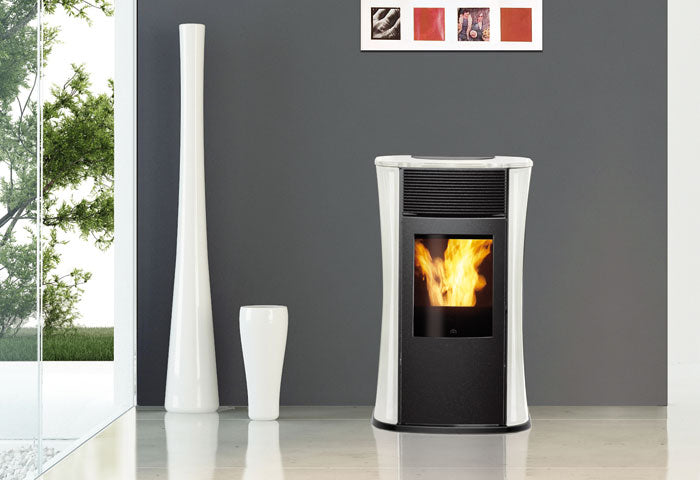 Pelletofen EdilKamin Mya Glas 7 kW mit Fernbedienung