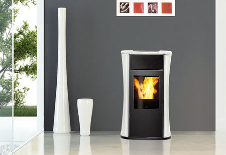 Pelletofen EdilKamin Mya Glas 7 kW mit Fernbedienung
