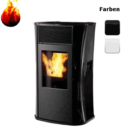 Pelletofen EdilKamin Mya Glas 7 kW mit Fernbedienung