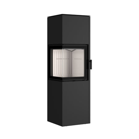 Hajduk Kaminofen Pixel XL | 7 kW | rechteckiger Kaminofen | Schwarz