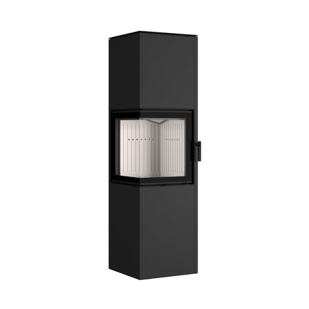 Hajduk Kaminofen Pixel XXL | 7 kW | rechteckiger Kaminofen | Schwarz | klimaworld.com