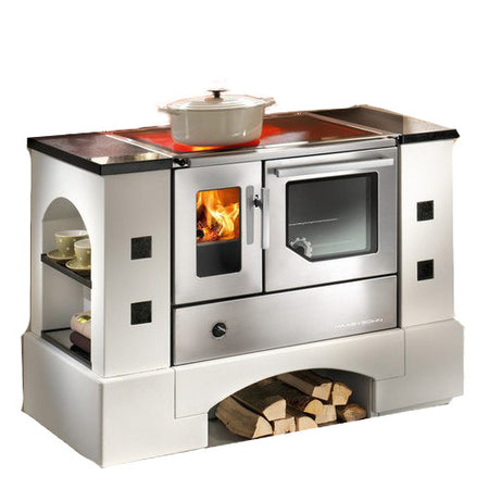 Herdbausatz Planai.5-C mit Bausatzherd BSH 75.5-SF Edelstahl schwarz/granit