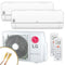 LG Multisplit Klimaanlage Set | STANDARD PLUS | 3,5 kW + 3,5 kW | Quick-Connect