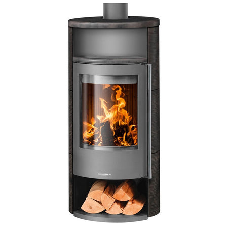 ORANIER | Polar Neo 4 | Kaminofen| Gussgrau | 5.0 kW | Namib