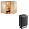 Sentiotec Sauna Komplettset Polaris Large | Saunaofen 100 | 5 Pers.