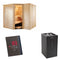 Sentiotec Sauna Komplettset Polaris Large | Home Premium Combi | 5 Pers.