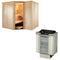 Sentiotec Sauna Komplettset Polaris Large | Cumulus | 5 Pers.