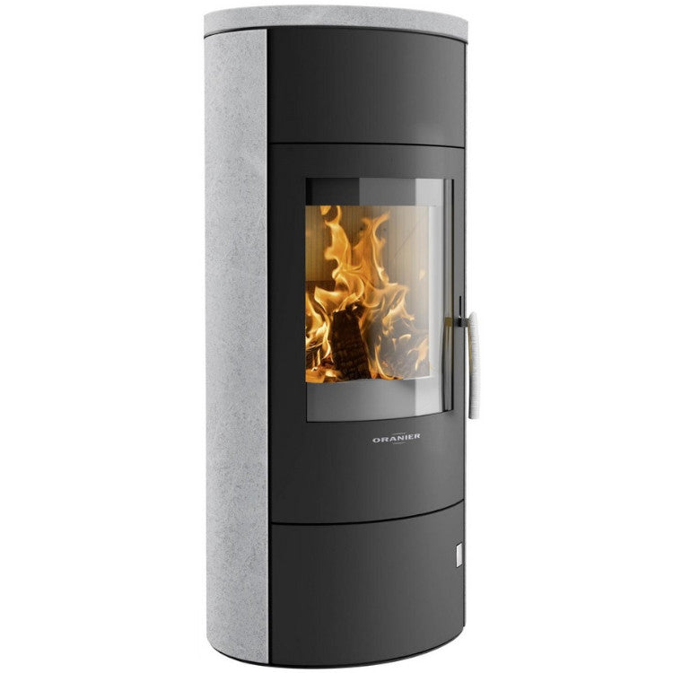 Oranier Kaminofen Polar W+ 2.0 Stahl Schwarz, Speckstein | klimaworld.com