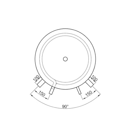 TWL | Pufferspeicher 800 Heizungswasser | 2 Wärmetauscher | 90°
