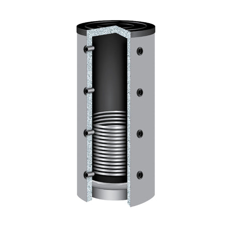 TWL | Pufferspeicher PR | 500 Heizungswasser | 1 Wärmetauscher | 90°