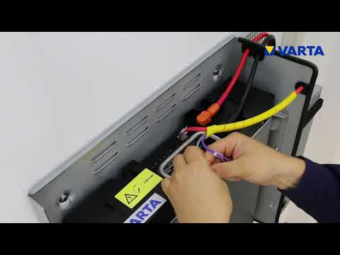 Video zur ordnungsgemäßen Installation des VARTA pulse. Die Installation des VARTA pulse neo erfolgt analog dazu.
