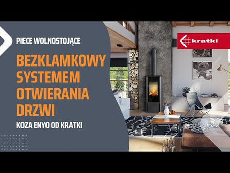 Kaminofen Koza Enyo - mit grifflosem Türöffnungssystem