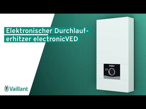 Ausgezeichneter Warmwasserkomfort mit besonders hoher Energieeffizienz. Unser elektronischer Durchlauferhitzer electronicVED: http://vai.vg/electronicved. #Vaillant #Durchlauferhitzer