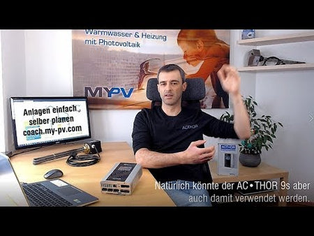 https://www.my-pv.com/de/produkte/ac-thor-9s
Der AC•THOR 9s ist ein 0 - 9 kW stufenlos geregelter Photovoltaik Power-Manager für Warmwasser und optional E-Heizung. Er steuert bis zu 3 elektrische Wärmeerzeuger je nach Verfügbarkeit von PV-Energie und Wärmebedarf.
Das Besondere am AC•THOR 9s: Die Leistung an jeder der 3 Wärmequellen ist stufenlos regelbar!