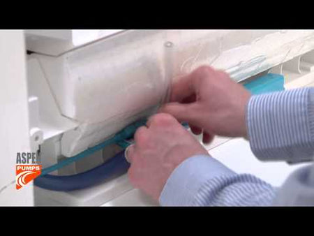 Installation of the Aspen Pumps mini aqua in a wall mounted air conditioning unit.