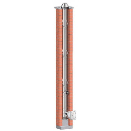 Schiedel Prima Plus Ø 180 mm Doppelwandiges Schornsteinsystem - 14,31m