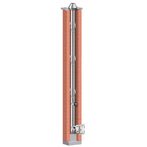 Schiedel Prima Plus Ø 250 mm Doppelwandiges Schornsteinsystem - 9,56m