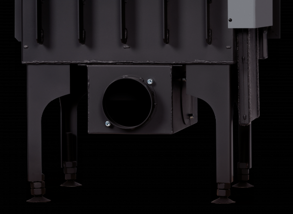 Warmluft Kamineinsatz Flamen Omega 90V F, mit Hebetür 15kW