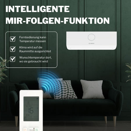 BOSCH Multisplit Klimaanlage Set Climate 5000 M | 2,0 kW + 2,0 kW | klimaworld.com