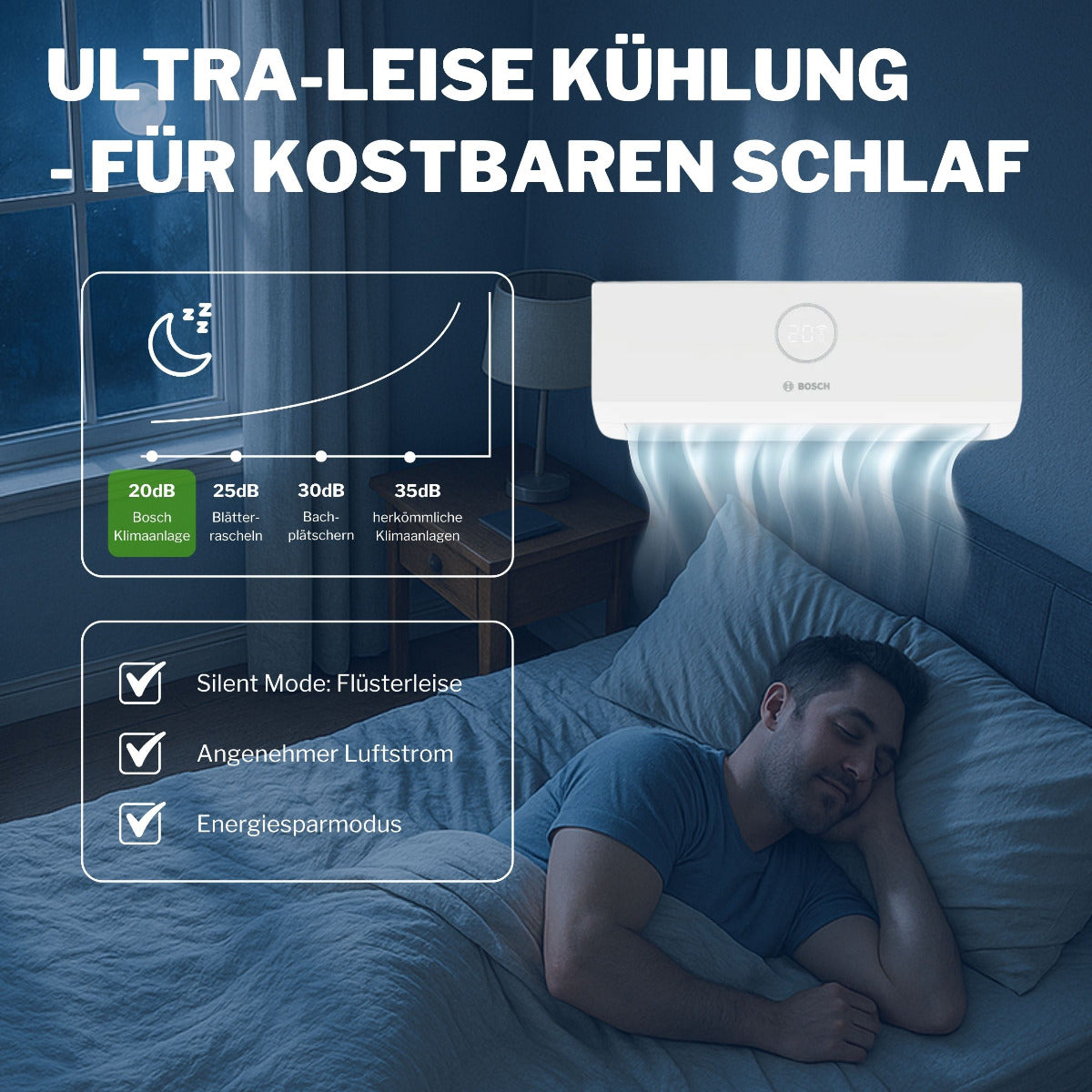 BOSCH | Split Klimaanlage CL3000i 35 WE | 3,5 kW | klimaworld.com