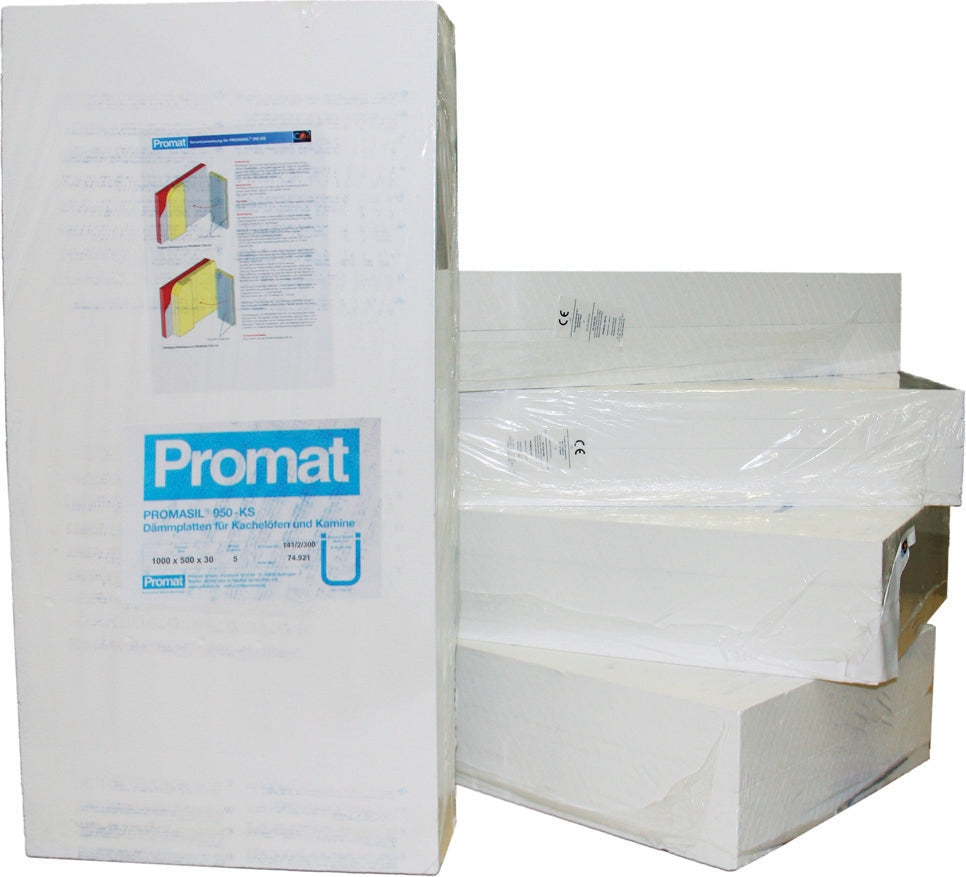 Promat PROMASIL 950-KS 100mm Waermedaemmplatten Brandschutz A1 DIN 4102 | Klimaworld.com
