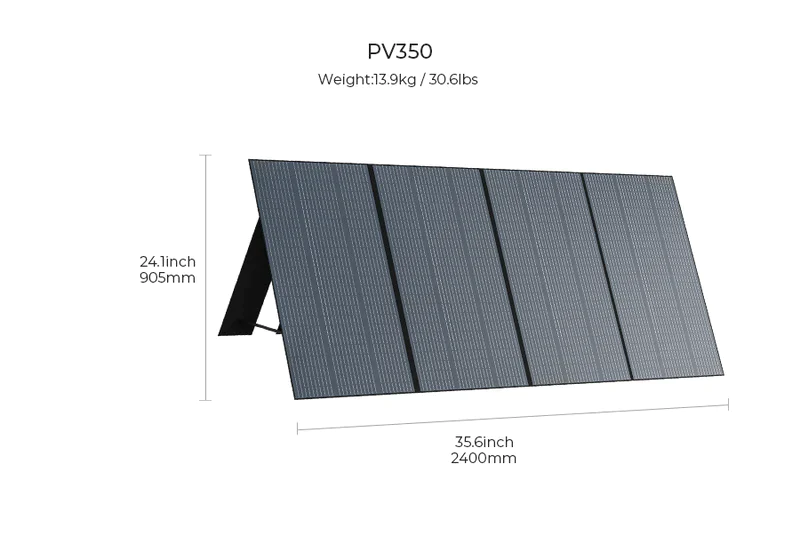 Solarpanel SP350 | faltbar | monokristallin | 350 W | 3