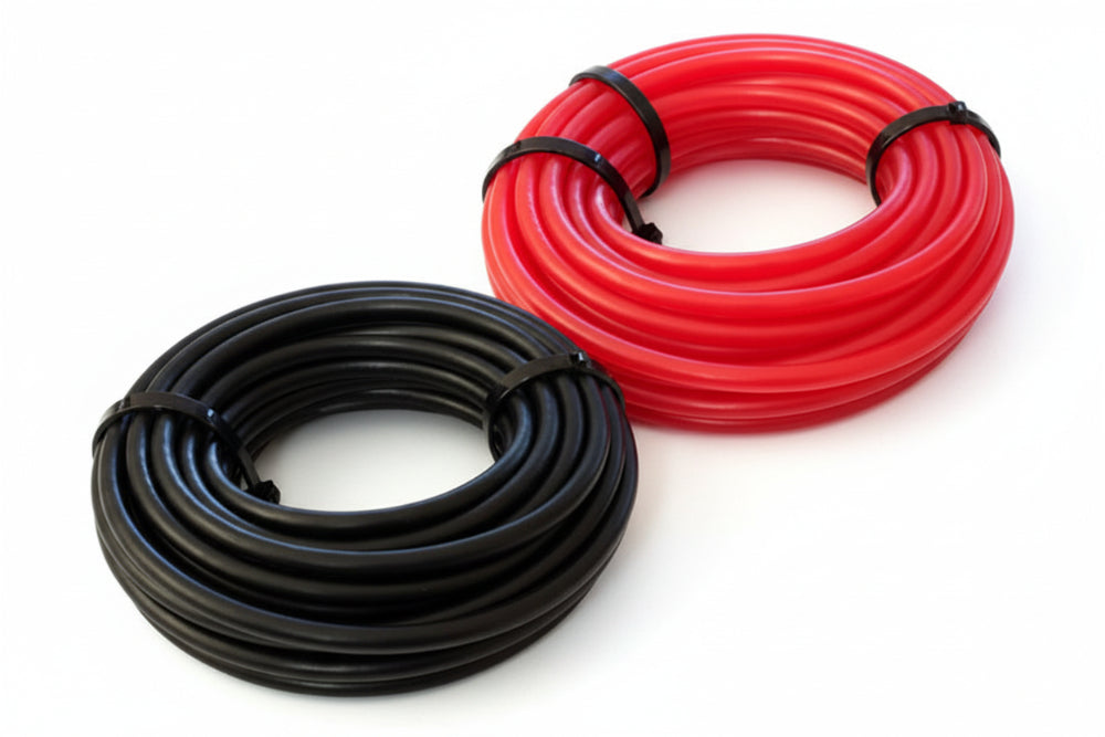 Solarkabel Rot/Schwarz  6,0 mm² (PV) | Meterware | EN 50619