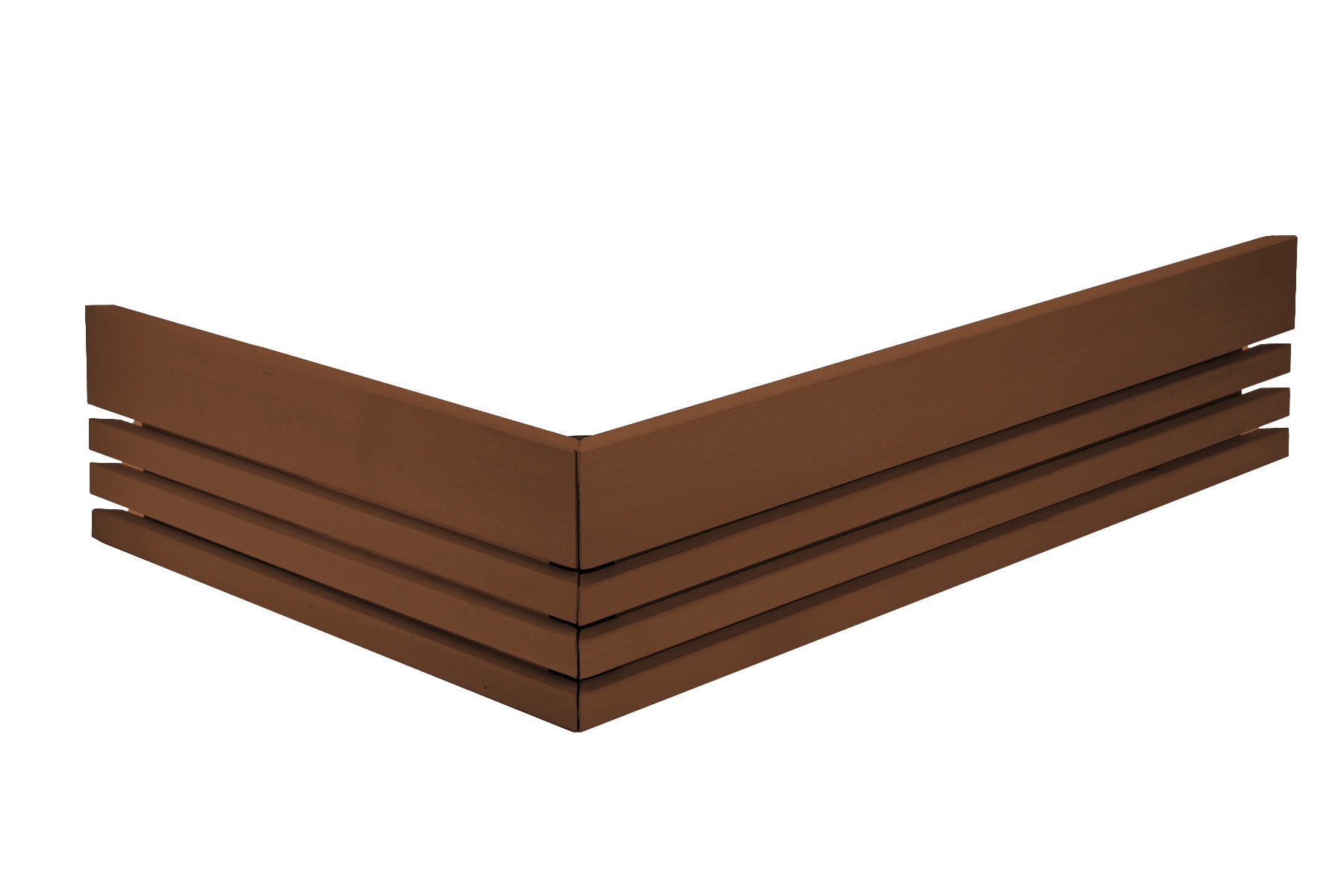 Sentiotec Holzreling für Saunaofen Qube, Nuss | klimaworld.com