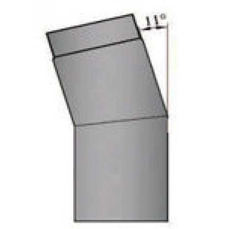 Rauchrohrbogen 11° Durchmesser 120mm