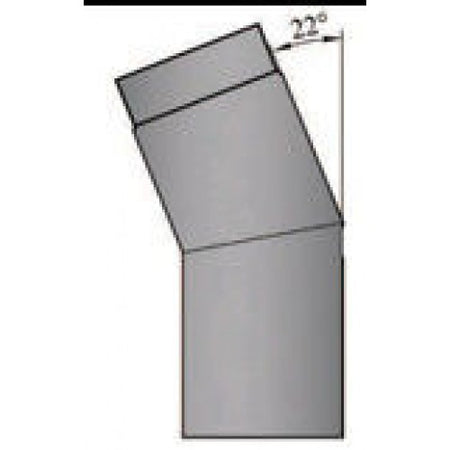 Rauchrohrbogen 22° Durchmesser 180mm