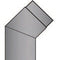 Rauchrohrbogen 45° geschliffen Durchmesser 120mm