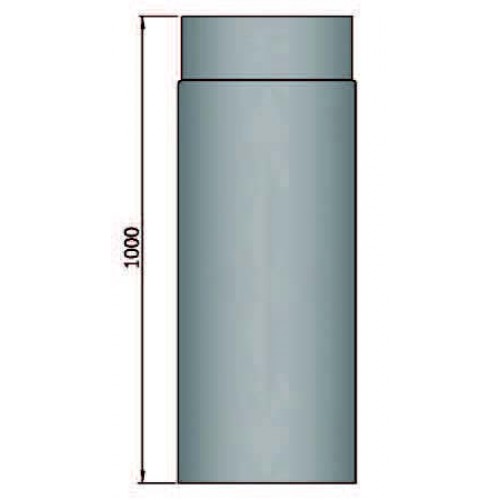 Rauchrohr 1000mm mit Durchmesser 180mm