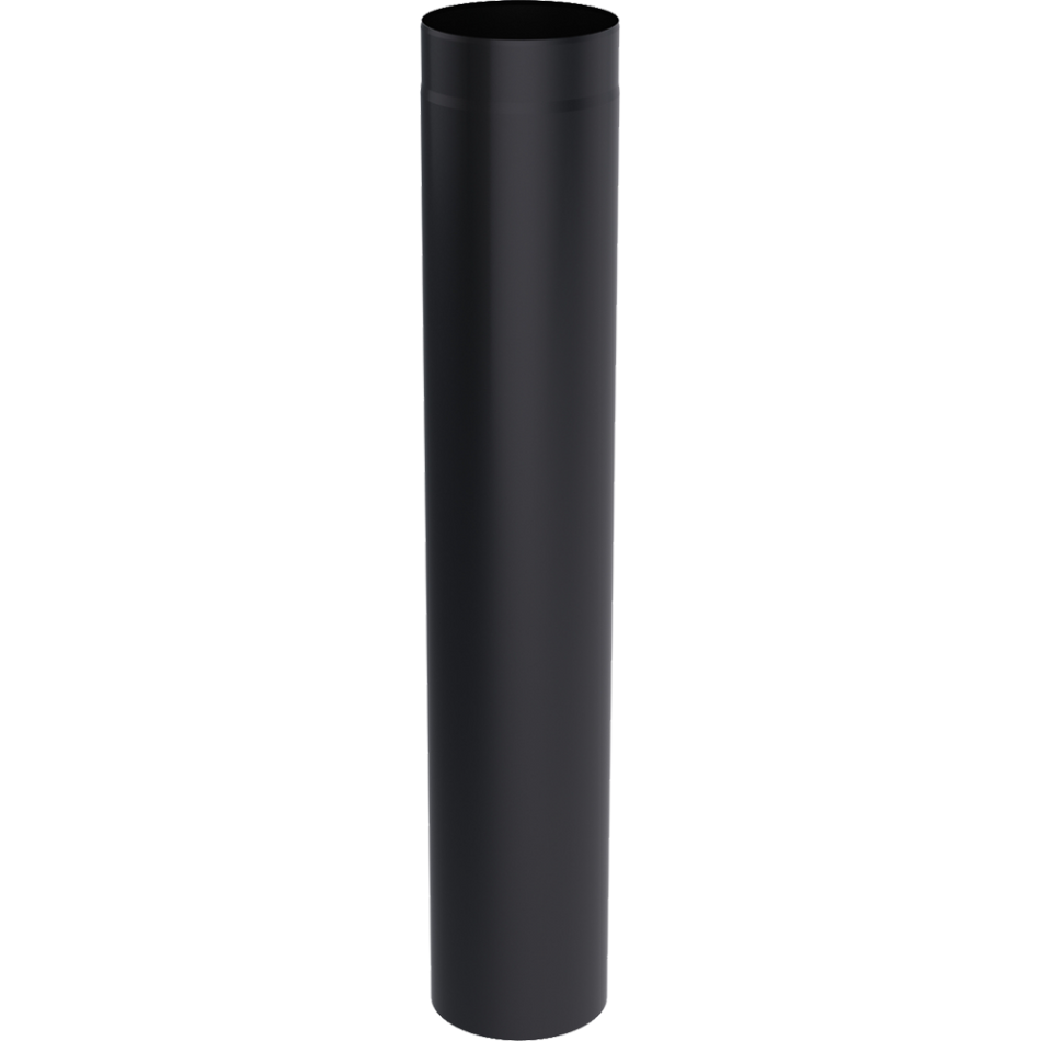 Kratki Rauchrohr für Kaminöfen | 130 DN x 1,0 m | RS130/1