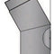 Rauchrohrbogen 33° mit Tür geschliffen Durchmesser 200mm