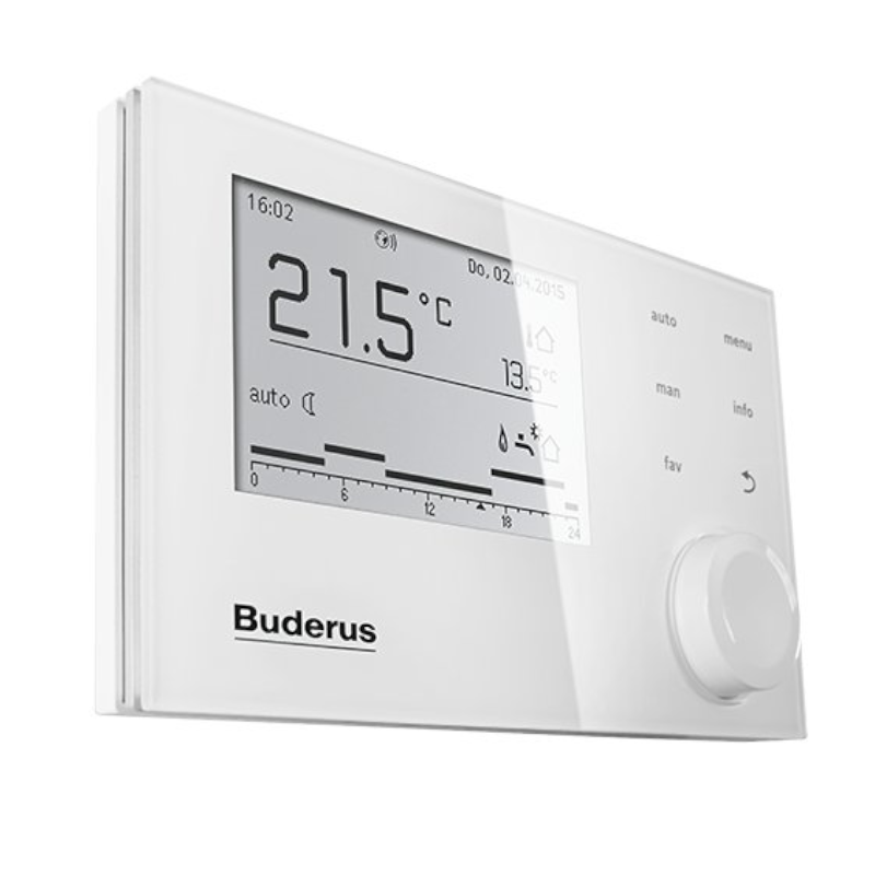 Buderus | System-Bedieneinheit | Logamatic RC310 mit Außenfühler | weiß