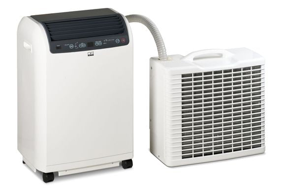REMKO mobile Split Klimaanlage RKL 495 DC in Weiss, Innen- und Aussengeraet | klimaworld.com