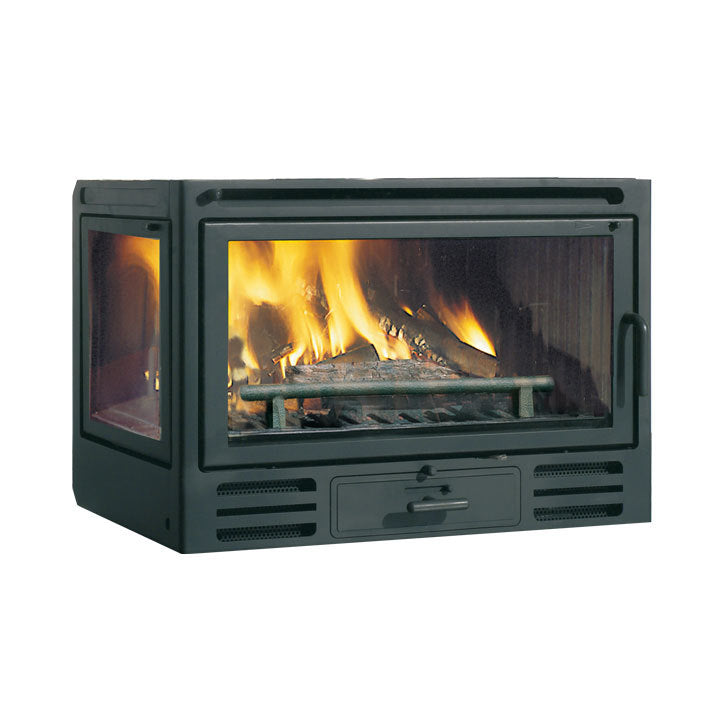 Edilkamin Kamineinsatz Firebox Riga 49 DX Glas rechts | 9,6 kW