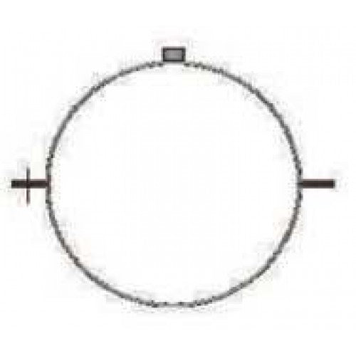 Rohrschellen Set für Pelletrauchrohre edelstahl gefärbt Durchmesser 100mm