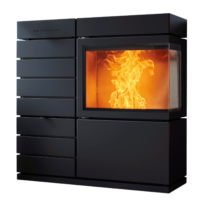 Austroflamm | Pelletofen | RON | 8 kW | Scheibenseite wählbar
