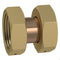 LK Armatur | Flanschkupferrohr ⌀ 18 x 1 mm | Überwurfmutter Rp 20