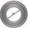 Rosette für Pelletrauchrohr Durchmesser 80mm