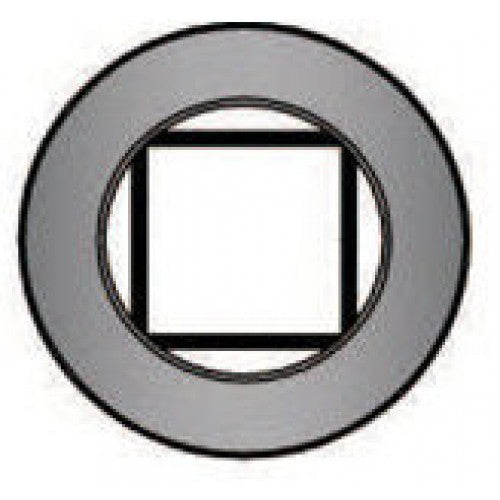 Wandrosette mit Feder Durchmesser 120mm