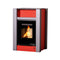 Aquaflam Vario Lend | wasserführender Kaminofen | 11/7kW | rot
