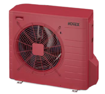 Rotex Wärmepumpen-Außengerät RRGA04DV-CR rubinrot